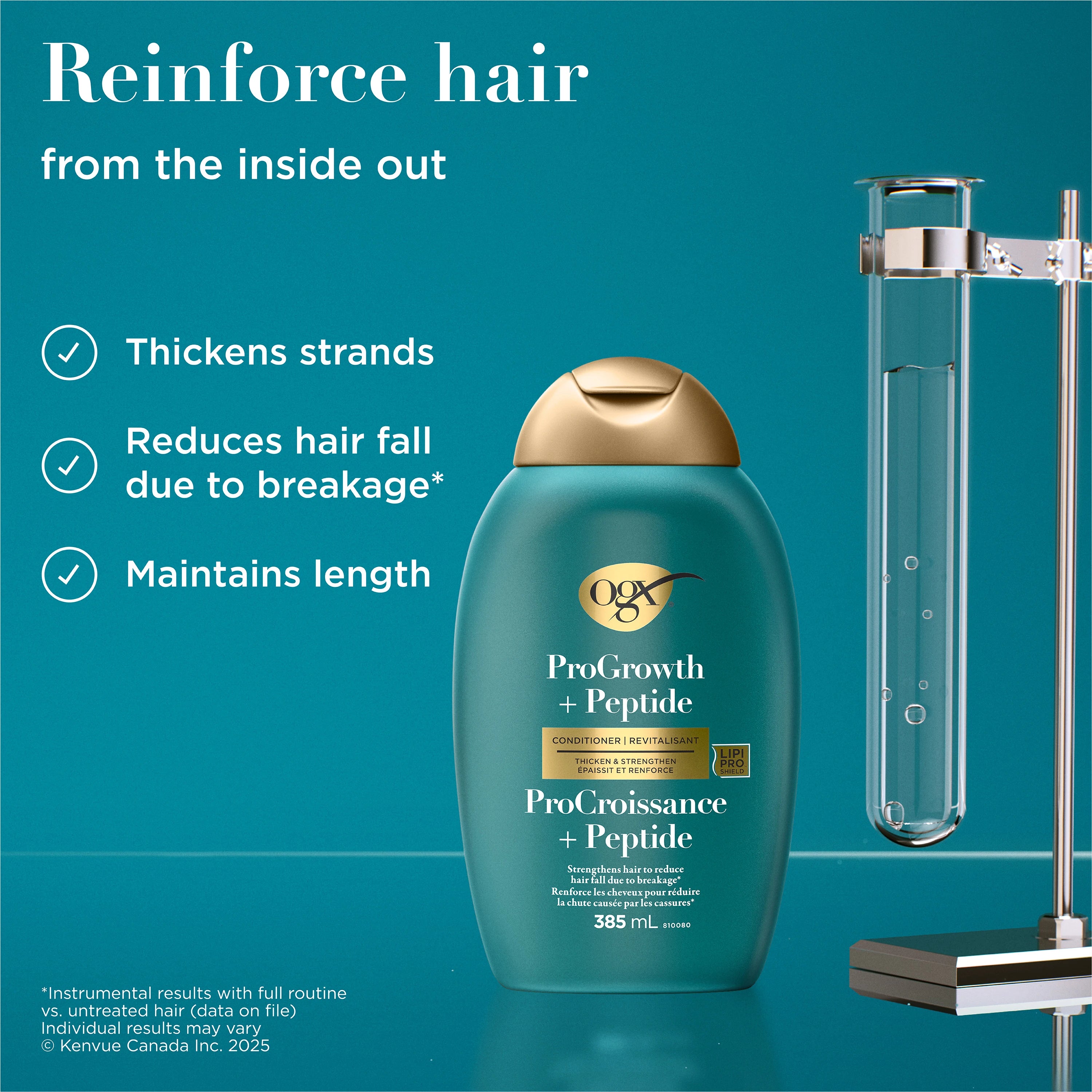 OGX Peptide Growth Conditioner - 385ml