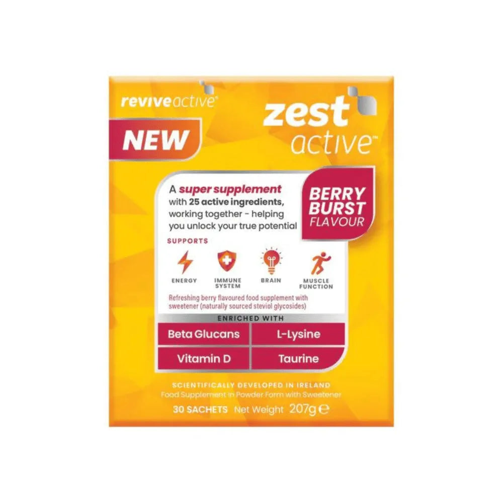Revive Active Zest Berry Burst Active Food Supplement - 30 Sachets