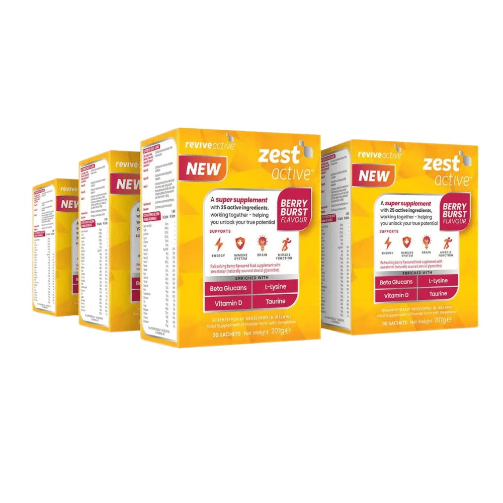 Revive Active Berry Burst Active Food Supplement - 6 Months Supply (180 Sachets)