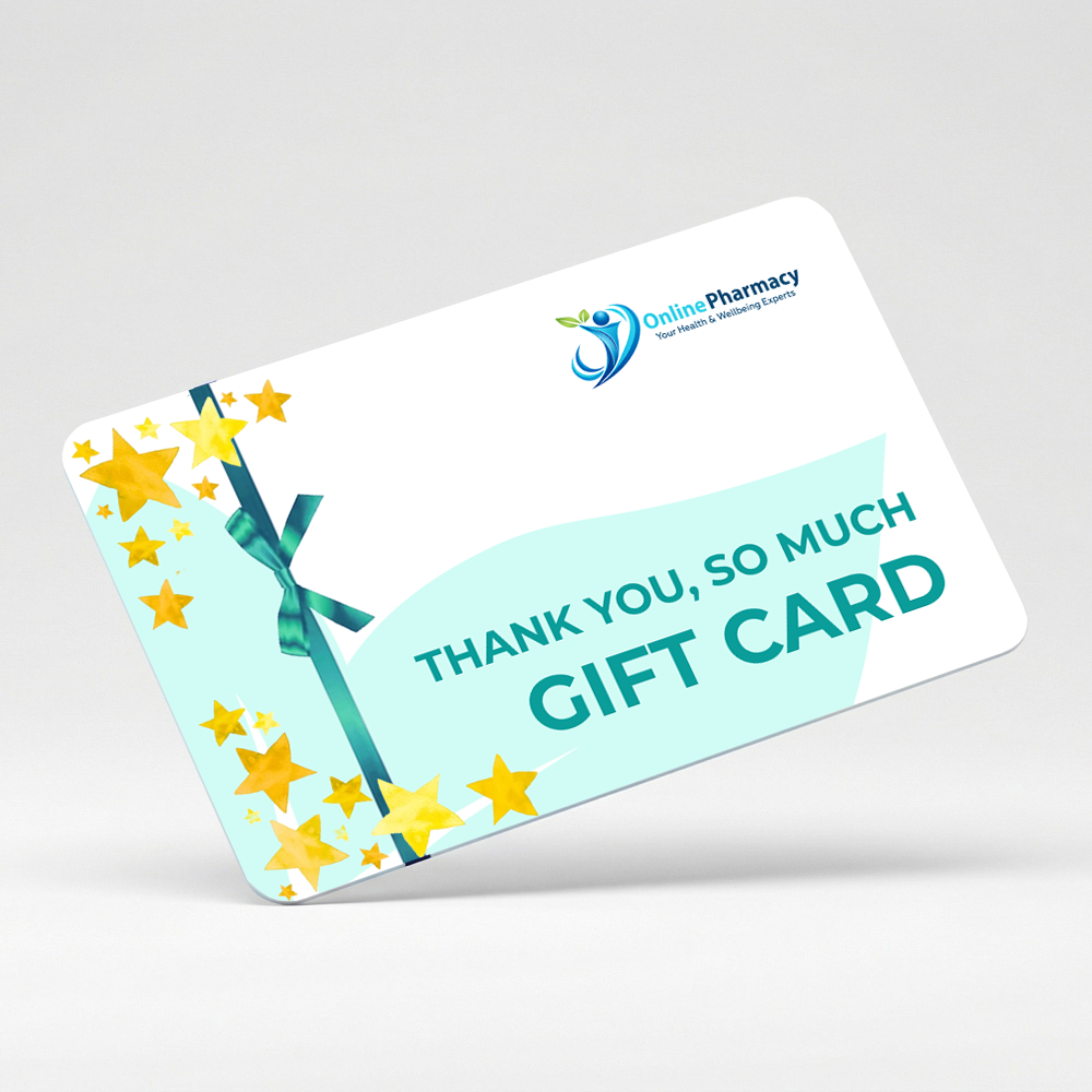Online Pharmacy Digital Gift Cards - Thank You
