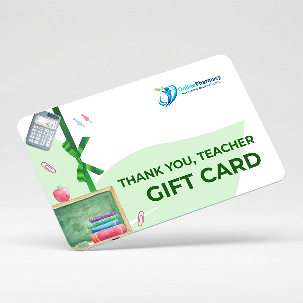 Online Pharmacy Digital Gift Cards - For Teacher