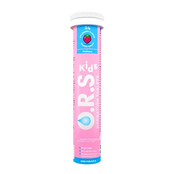 ORS Kids Hydration Tablets Strawberry - 24 Pack