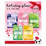 Oh K! Holiday Glow Masks - 5 Pack