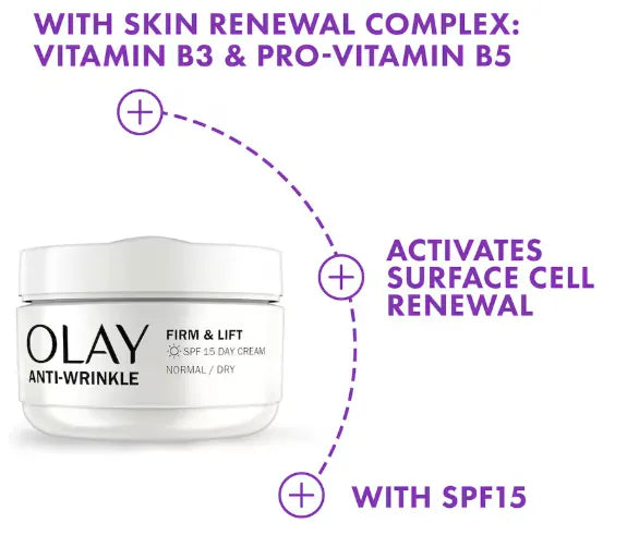 Olay Anti-Wrinkle Firm & Lift Day Cream - 50ml
