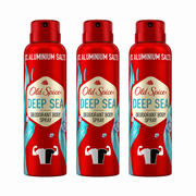 Old Spice Deodorant Body Spray Deep Sea - 3 Pack