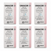Omacor Omega 3 Fatty Acids 1000mg 6 Month Supply - 6 x 28 Pack
