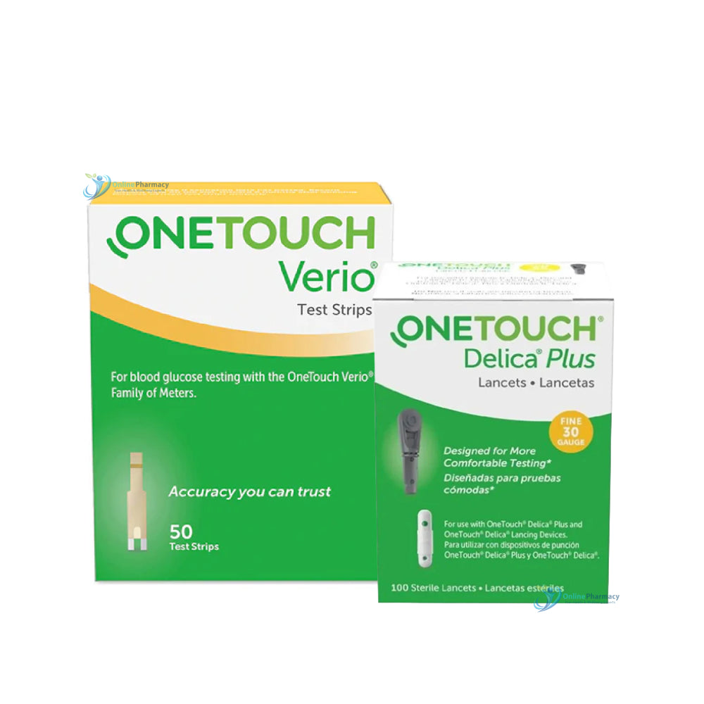 One Touch Test Strips & Lancets Bundle