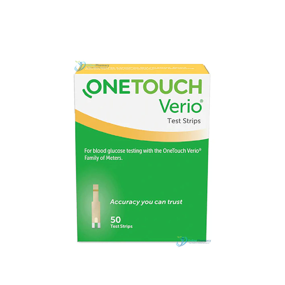 One Touch Verio Blood Glucose Test Strips - 50 Pack