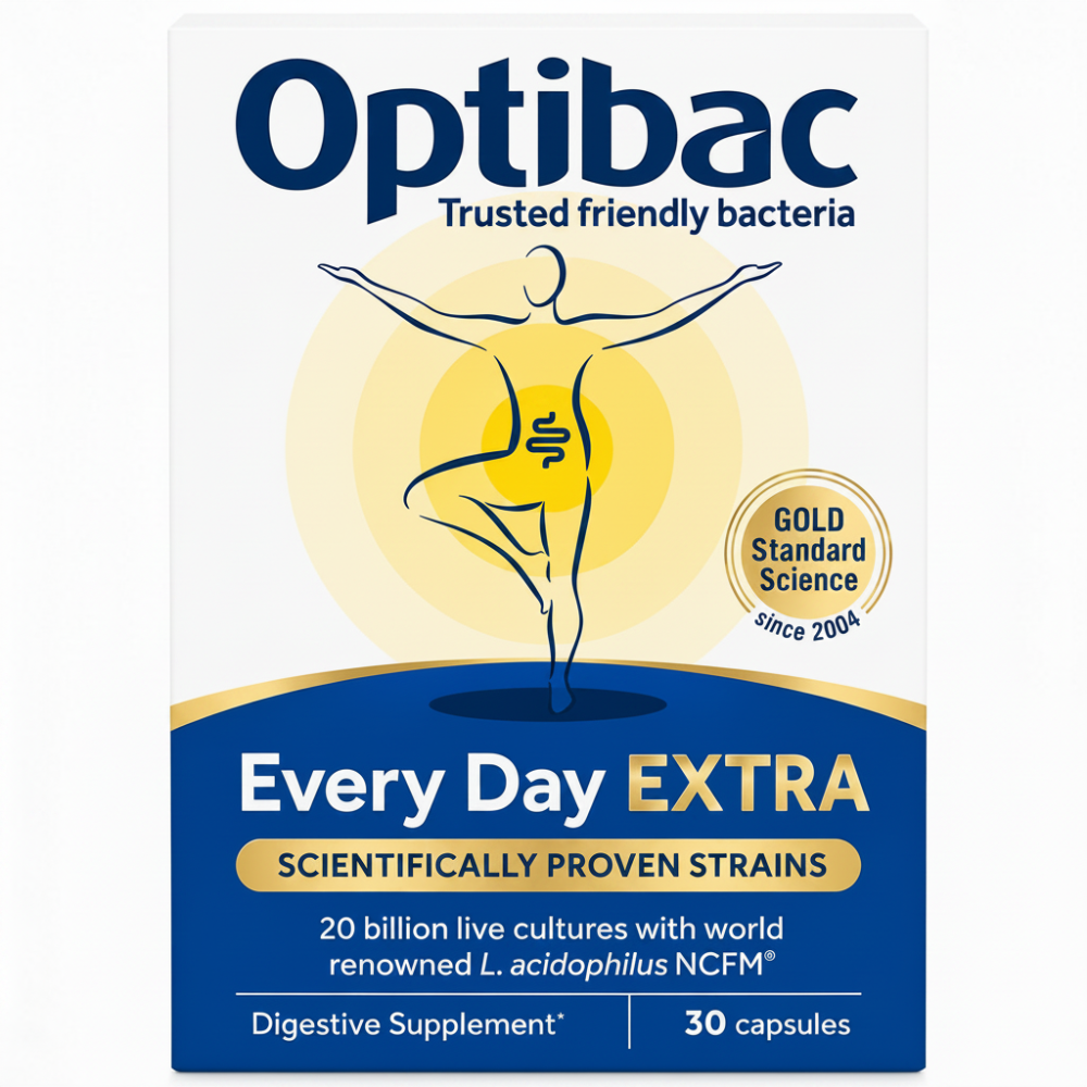 OptiBac Probiotics For Every Day Extra Strength - 30 Capsules