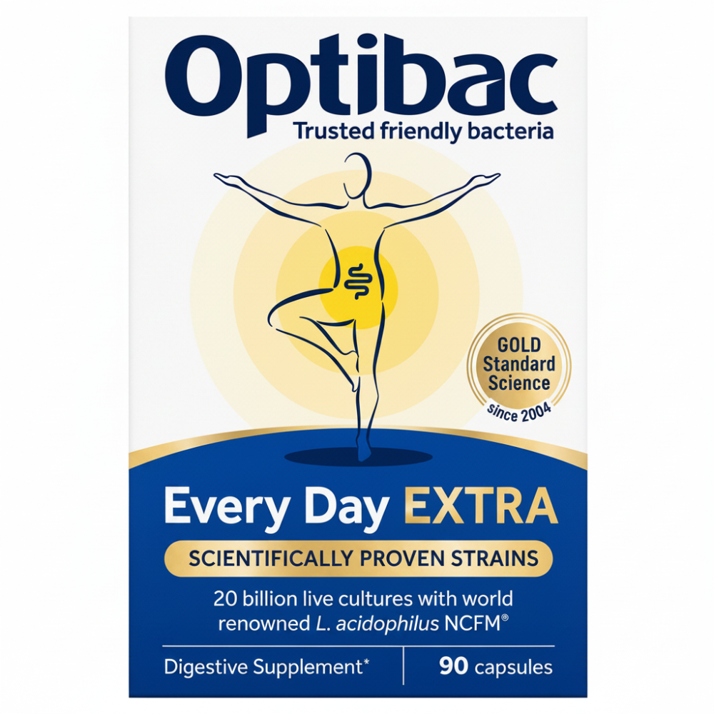 OptiBac Probiotics For Every Day Extra Strength - 90 Capsules
