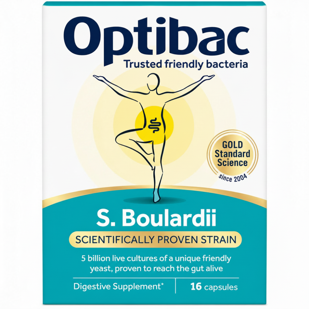 Optibac Saccharomyces Boulardii - 16 Caps