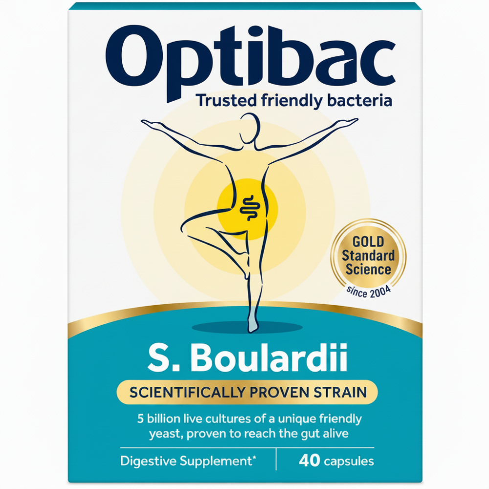 Optibac Saccharomyces Boulardii - 40 Caps