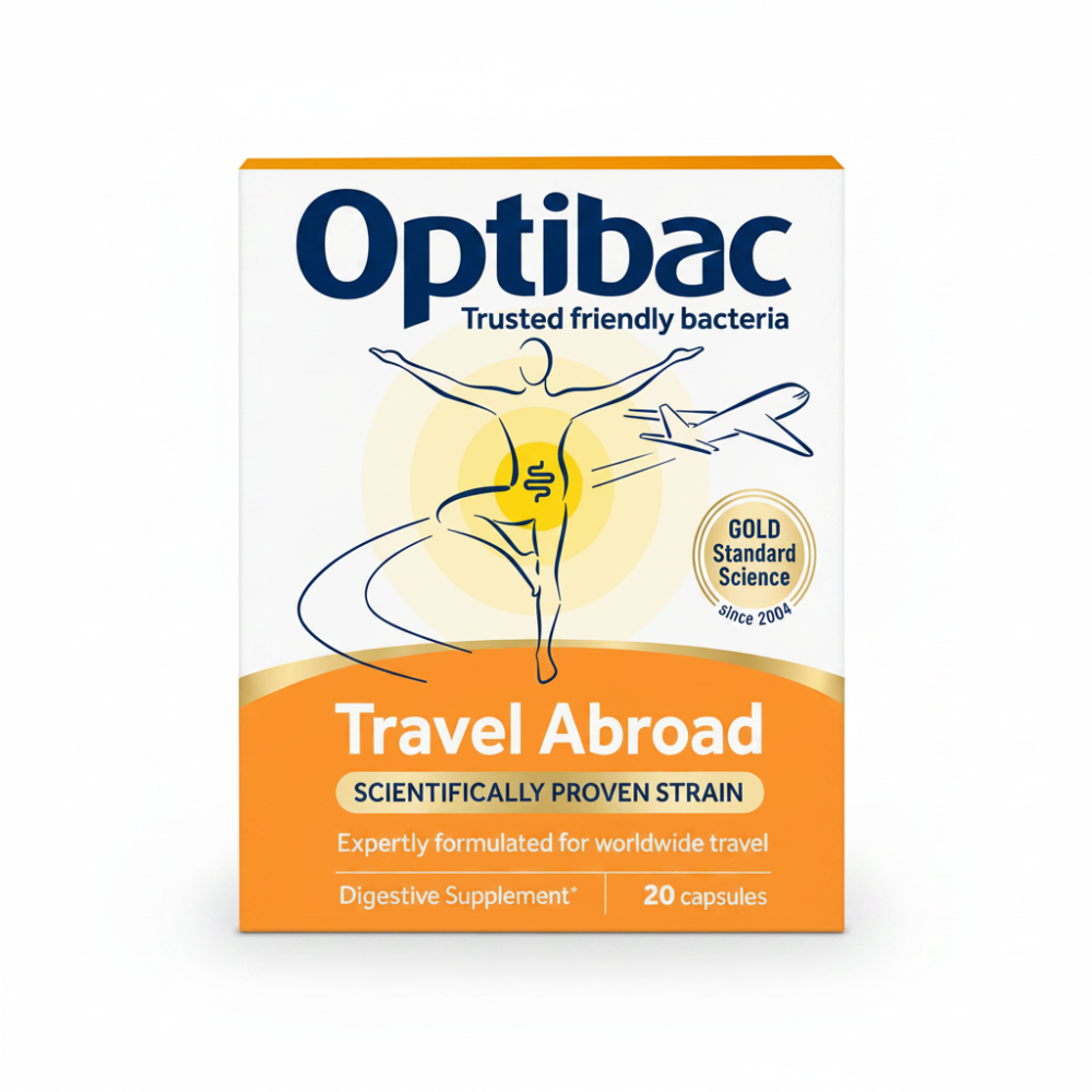 Optibac Travel Abroad - 20 Capsules