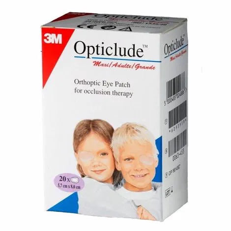 Opticlude Standard Eye Patch 5.7cm x 8cm - 20 Pack