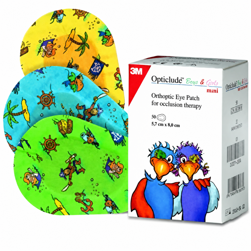 Opticlude Boys and Girls Self Adhesive Eye Patch Maxi - 30 Pack