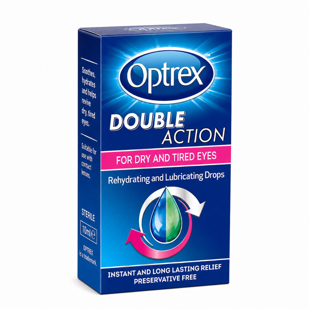 Optrex Double Action Drops For Dry & Tired Eyes - 10ml