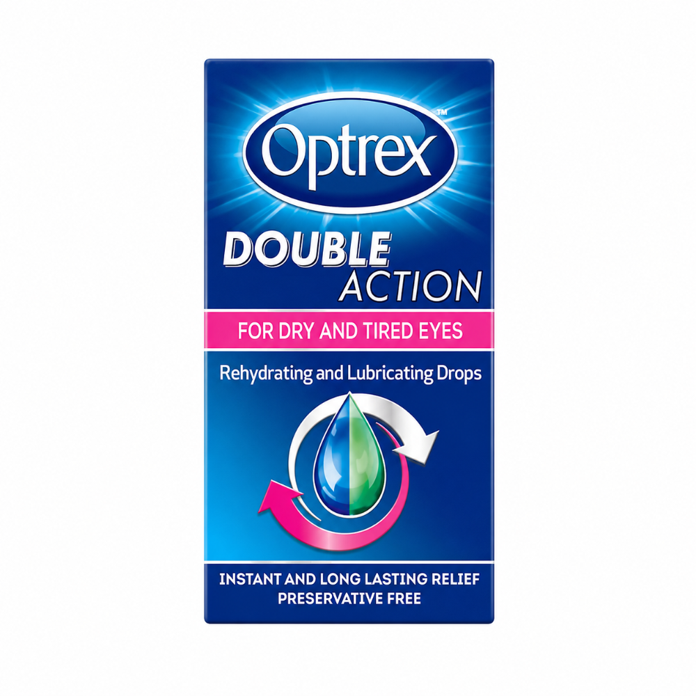 Optrex Double Action Drops For Dry & Tired Eyes - 10ml