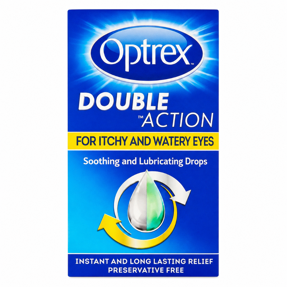 Optrex Double Action Drops for Itchy & Watery Eyes - 10ml