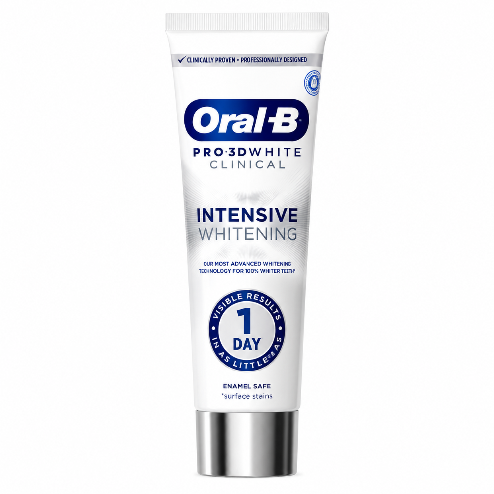 Oral-B 3DW Intensive Whitening Bright Brilliance Toothpaste - 75ml
