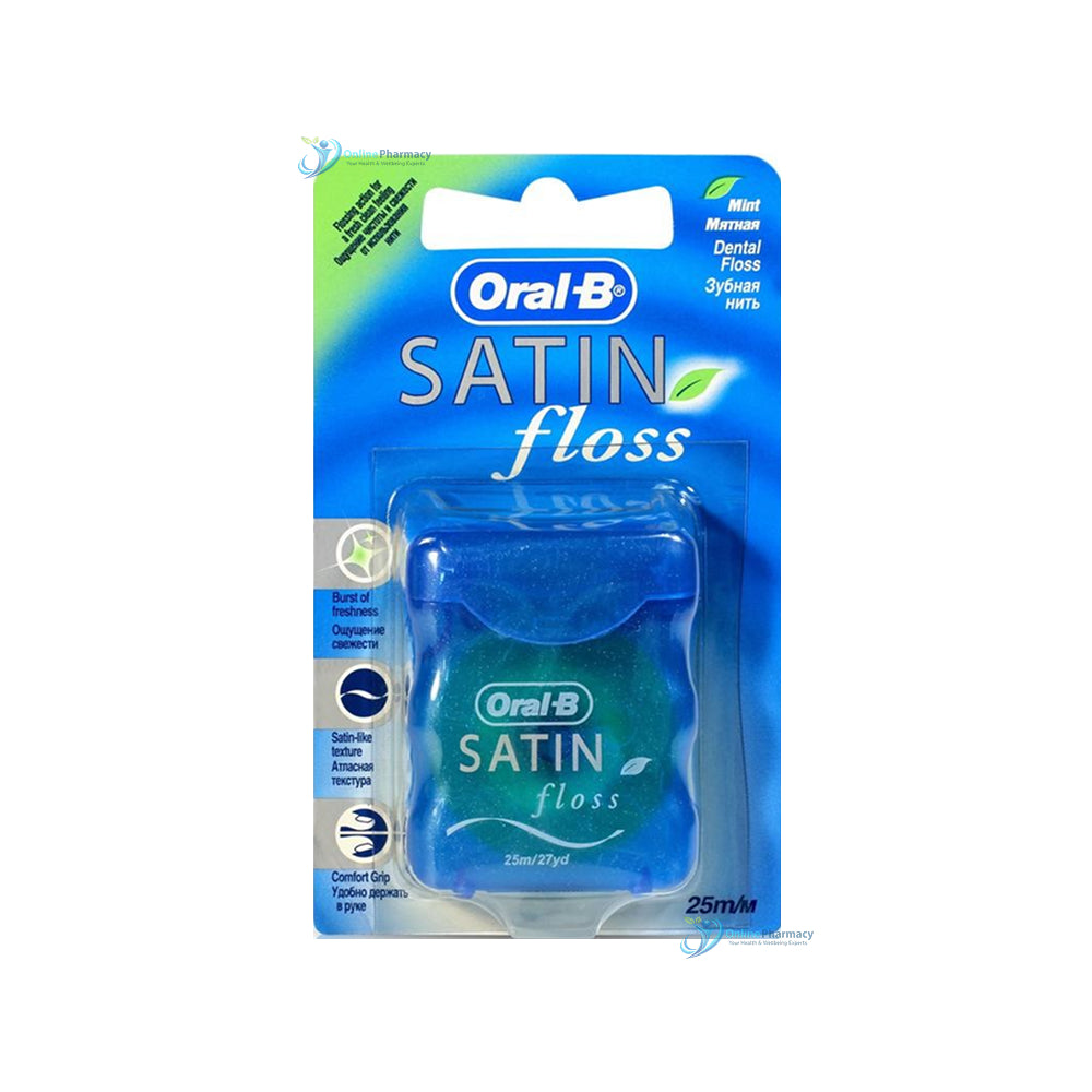 Oral B Satin Floss Mint 25m