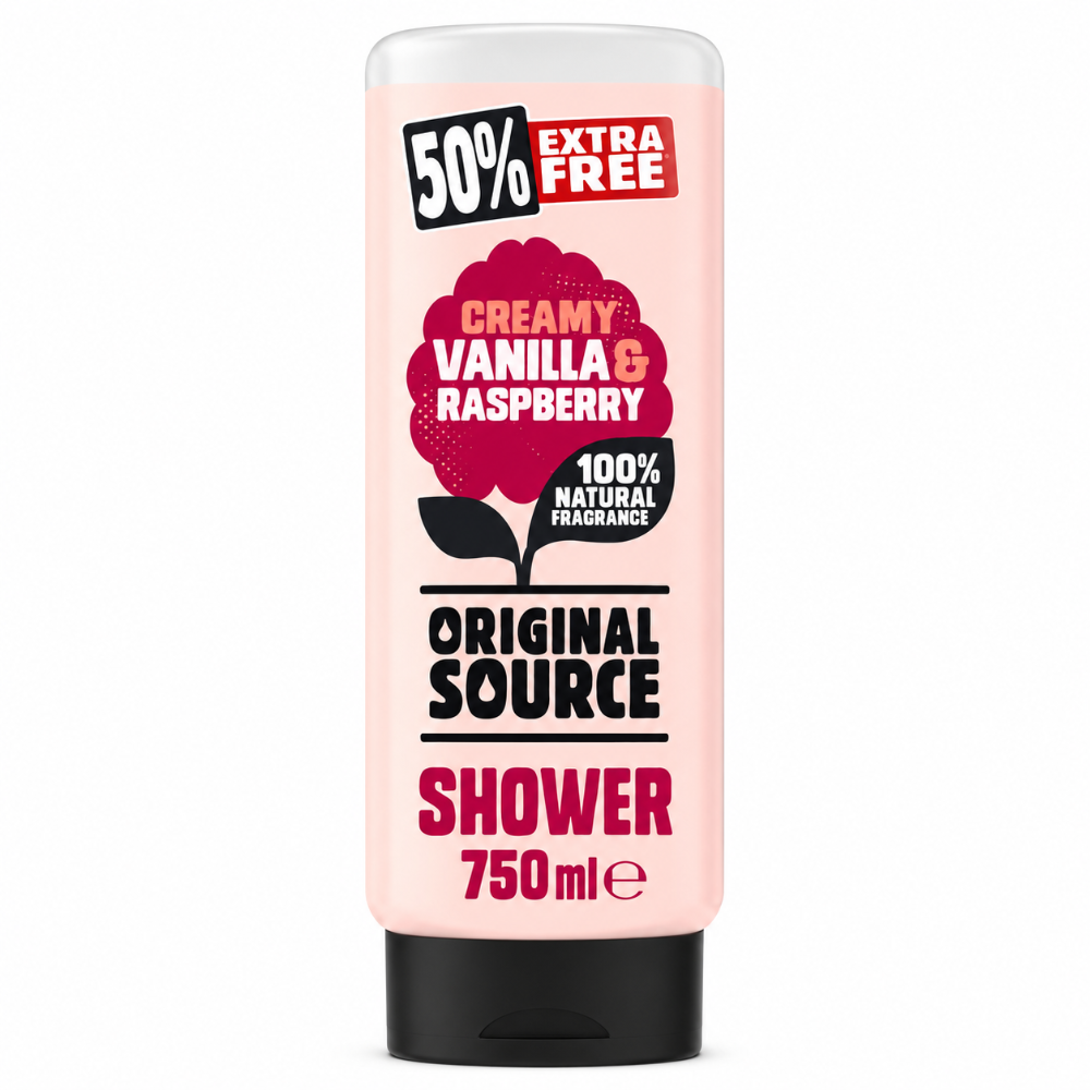 Original Source Vanilla & Raspberry Body Wash - 750ml