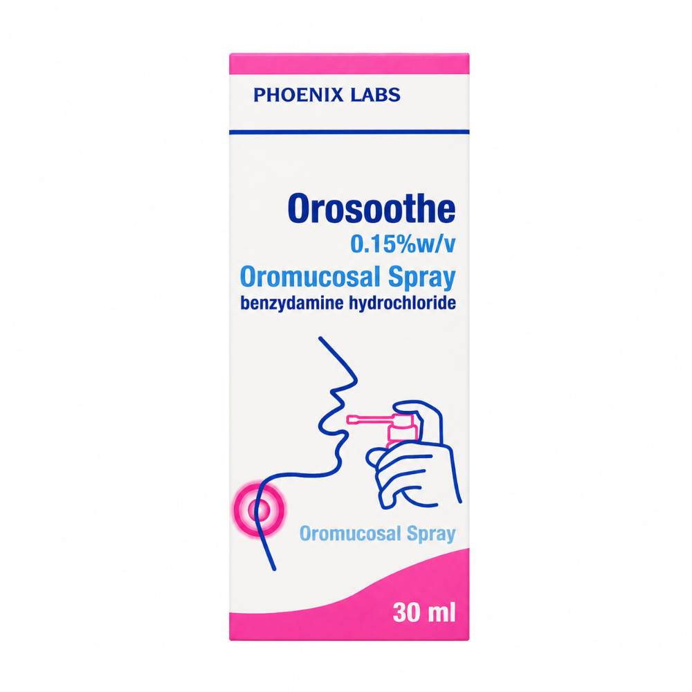 Orosoothe Benzydamine Sore Throat Spray - 30ml
