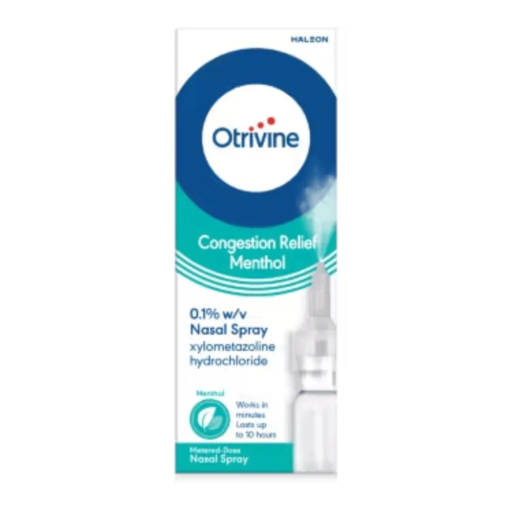 Otrivine Adult Mucus Relief Menthol Nasal Spray - 10ml