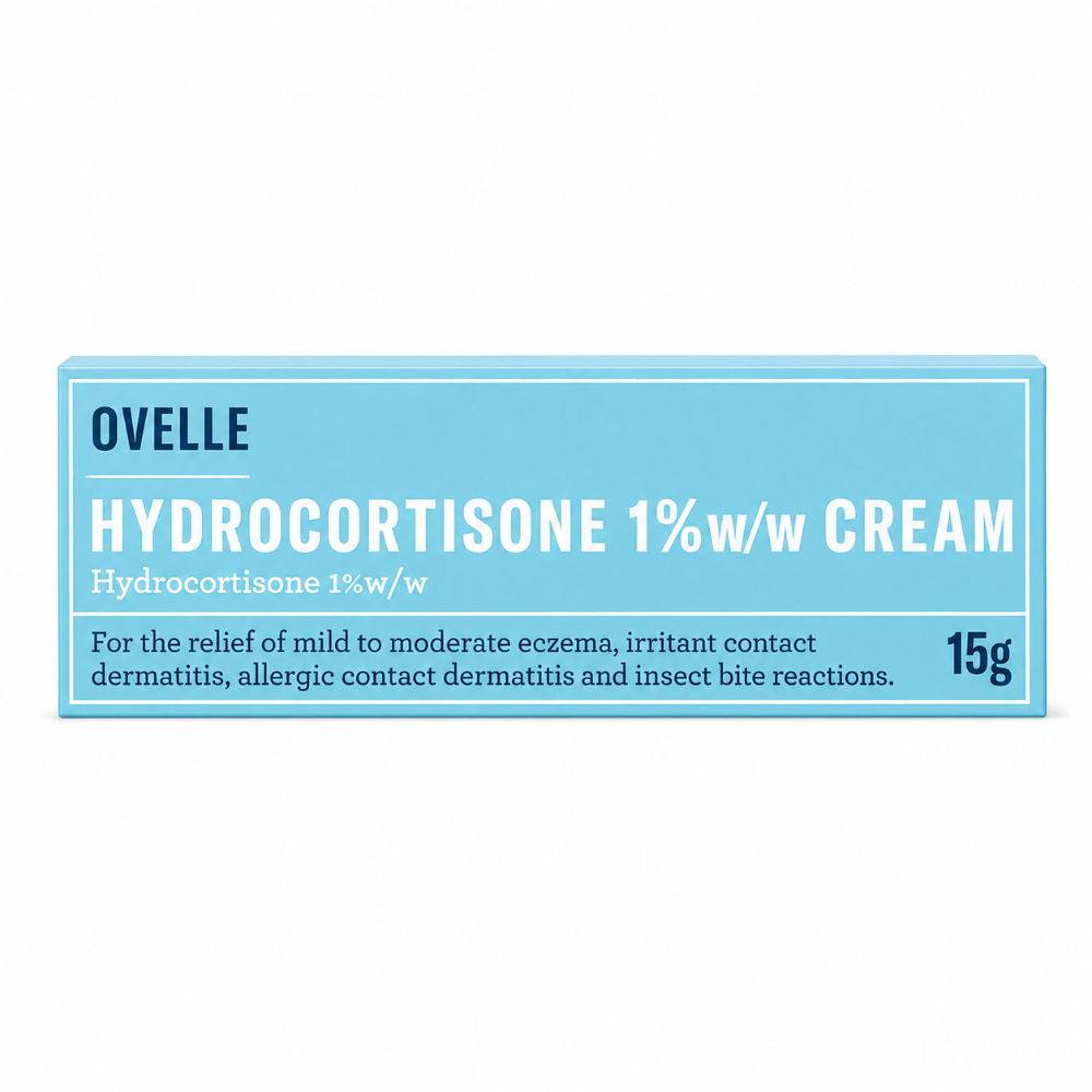Ovelle Hydrocortisone 1% w/w Cream - 15g