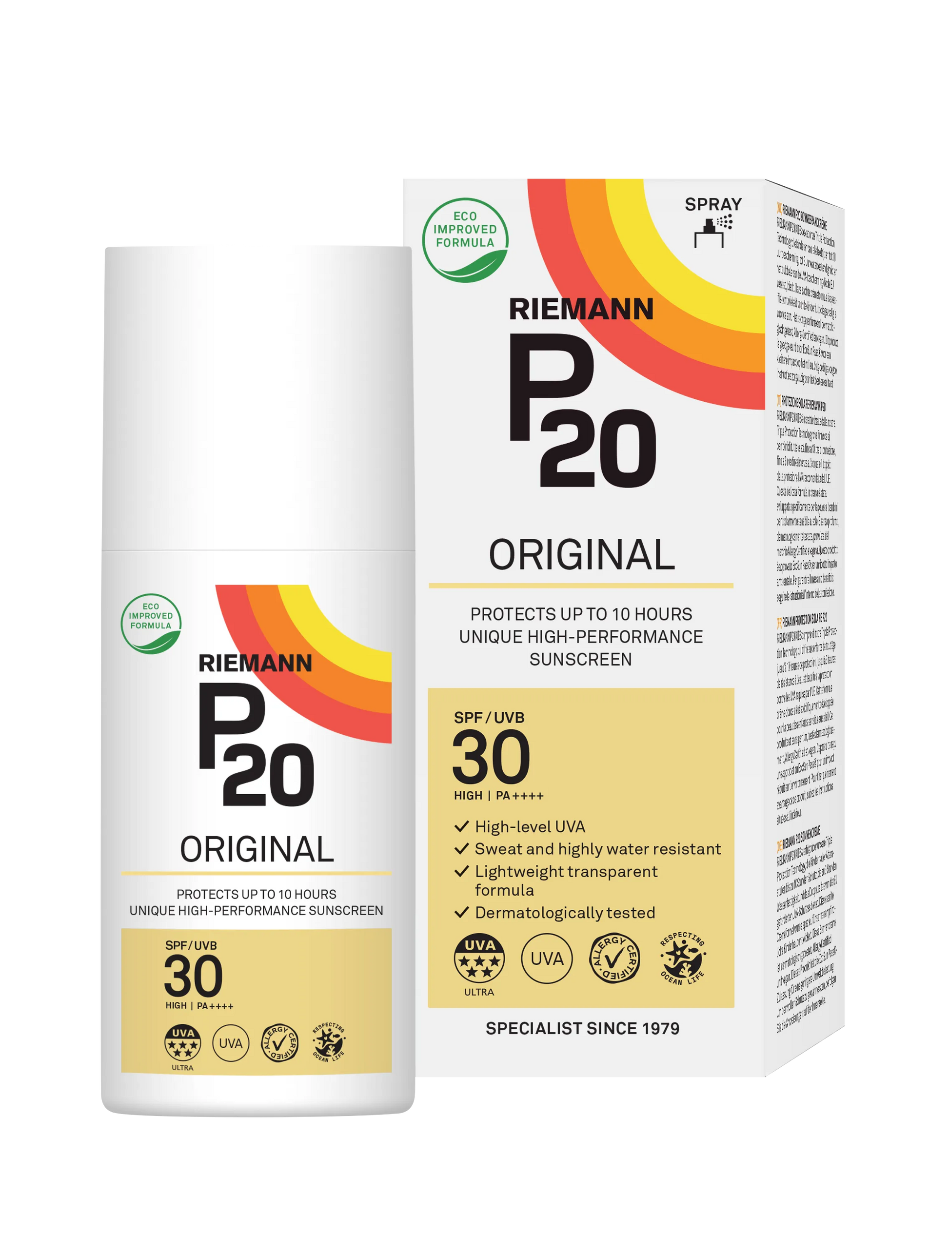 Riemann P20 Once A Day SPF 30 Sunscreen Spray - 175ml