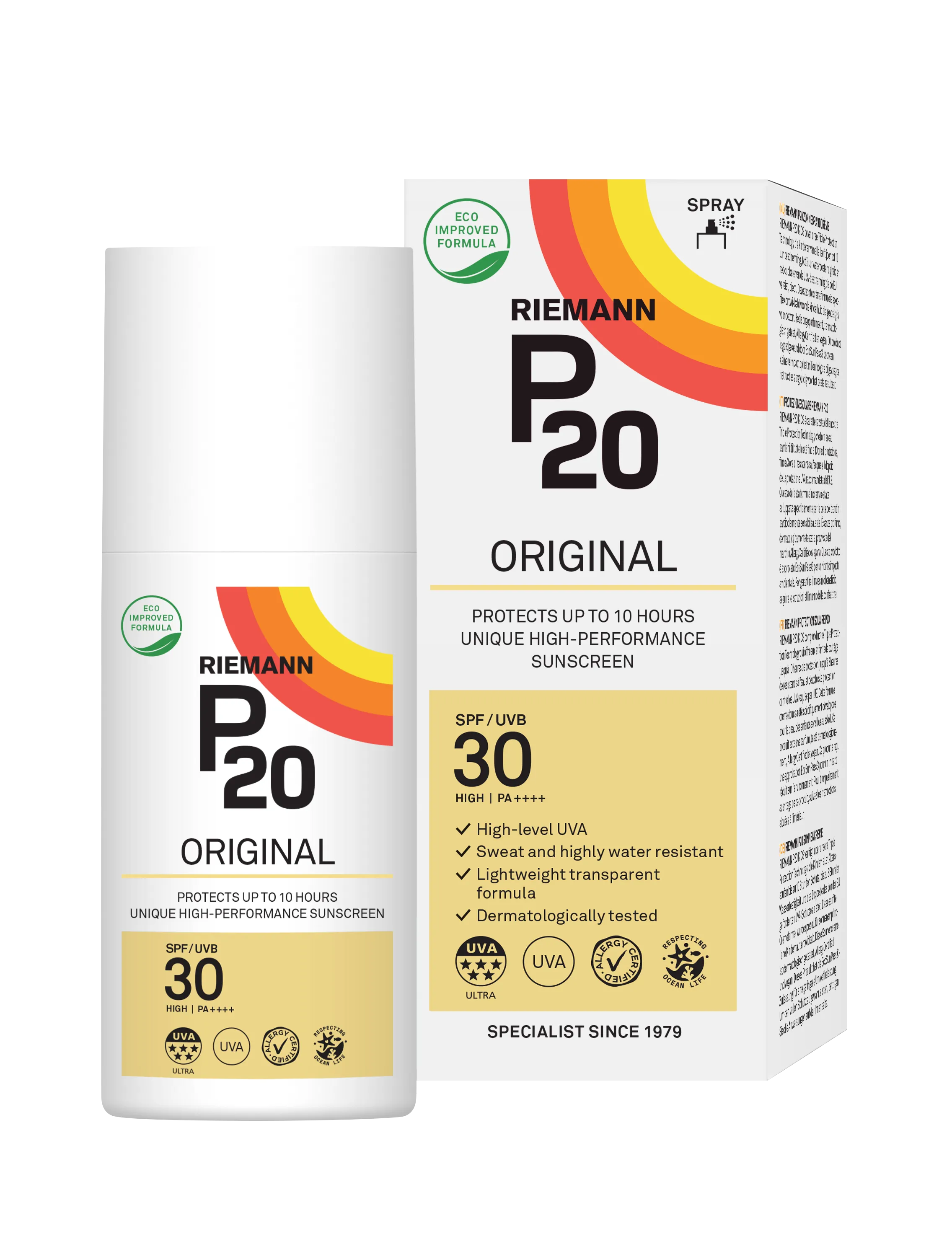 Riemann P20 Once A Day SPF 30 Sunscreen Spray - 175ml