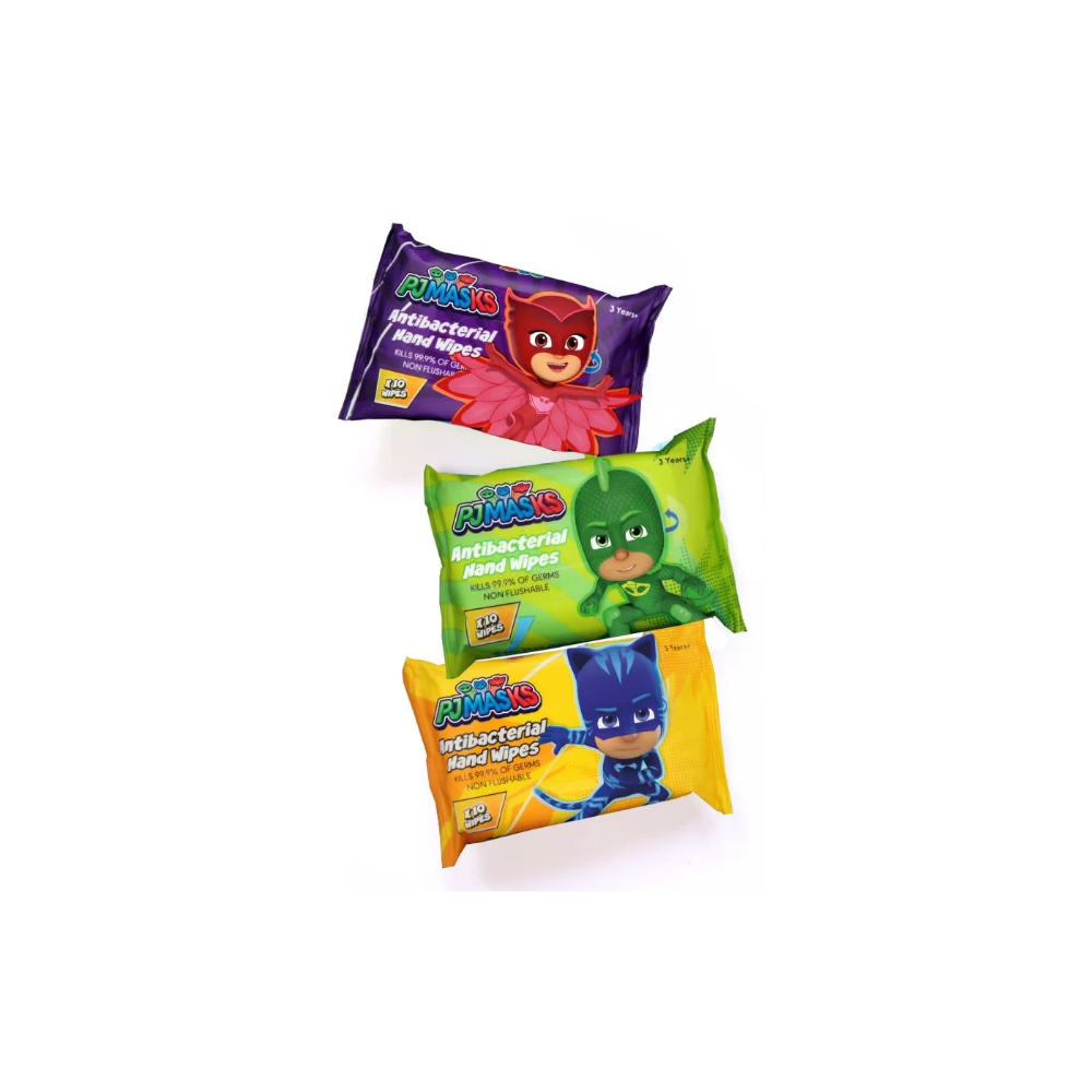 PJ Masks Antibacterial Hand Wipes - 3 Pack