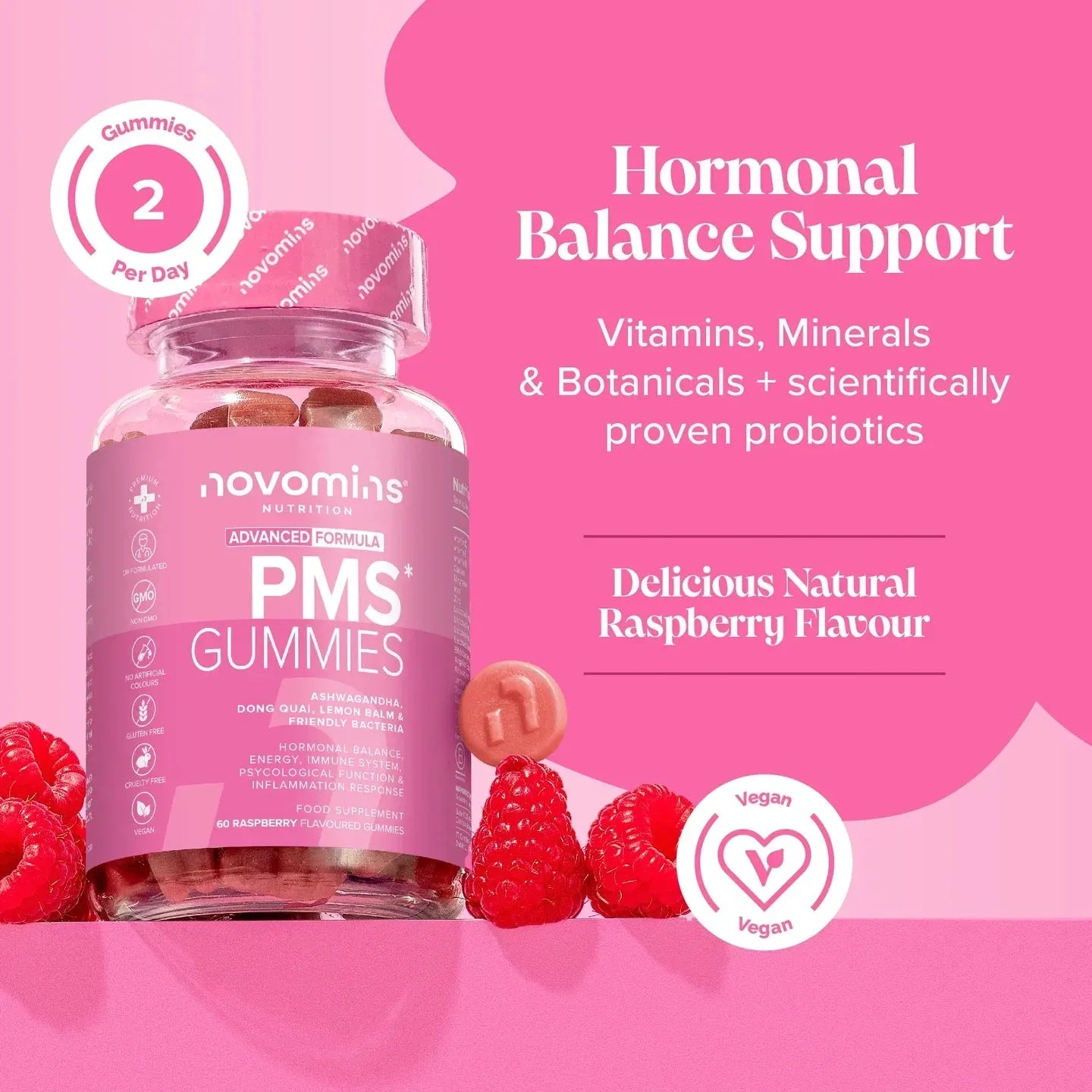 Novomins PMS Gummies - 60 Pack