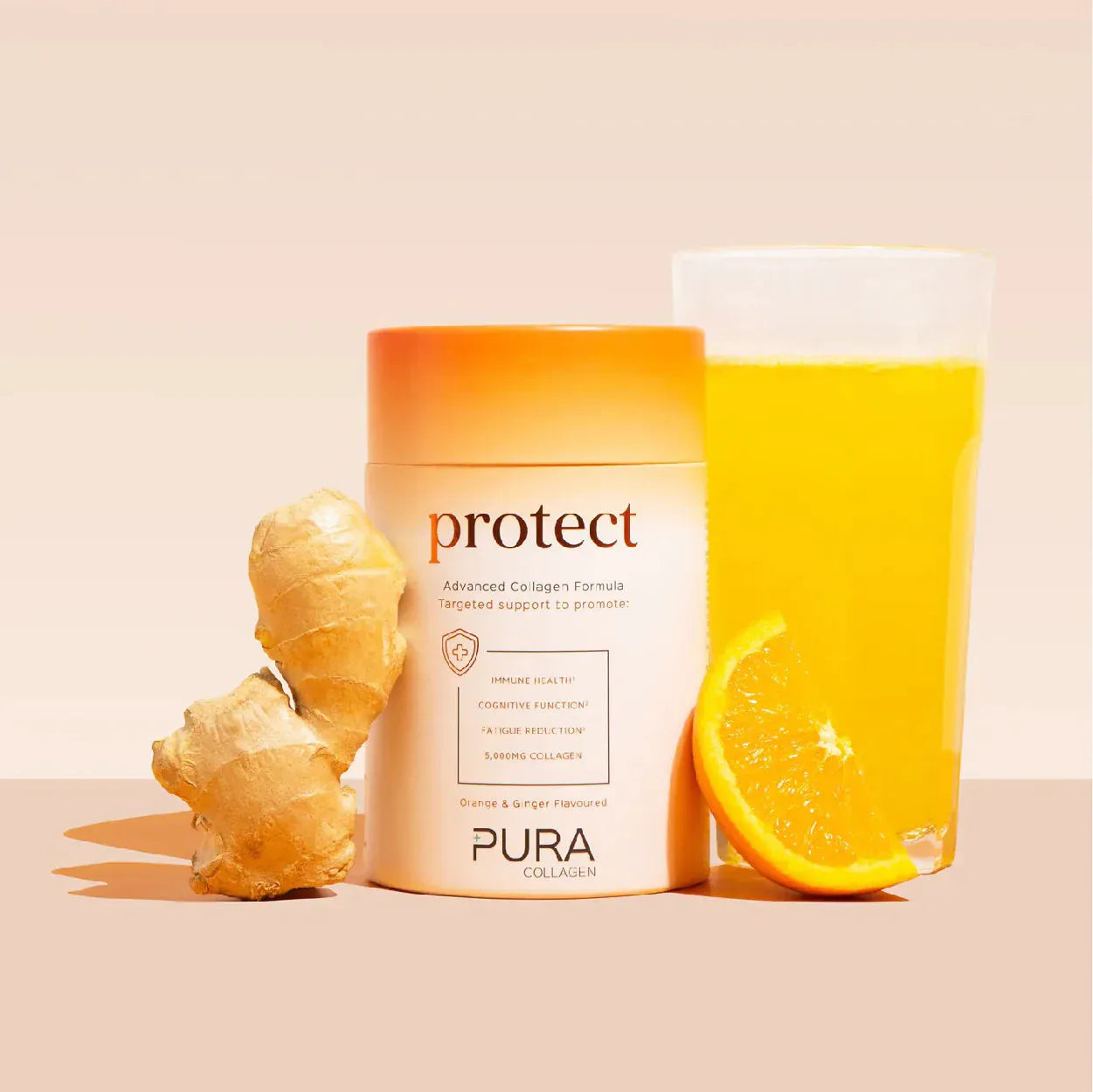 Pura Collagen  Protect 200G - Orange & Ginger