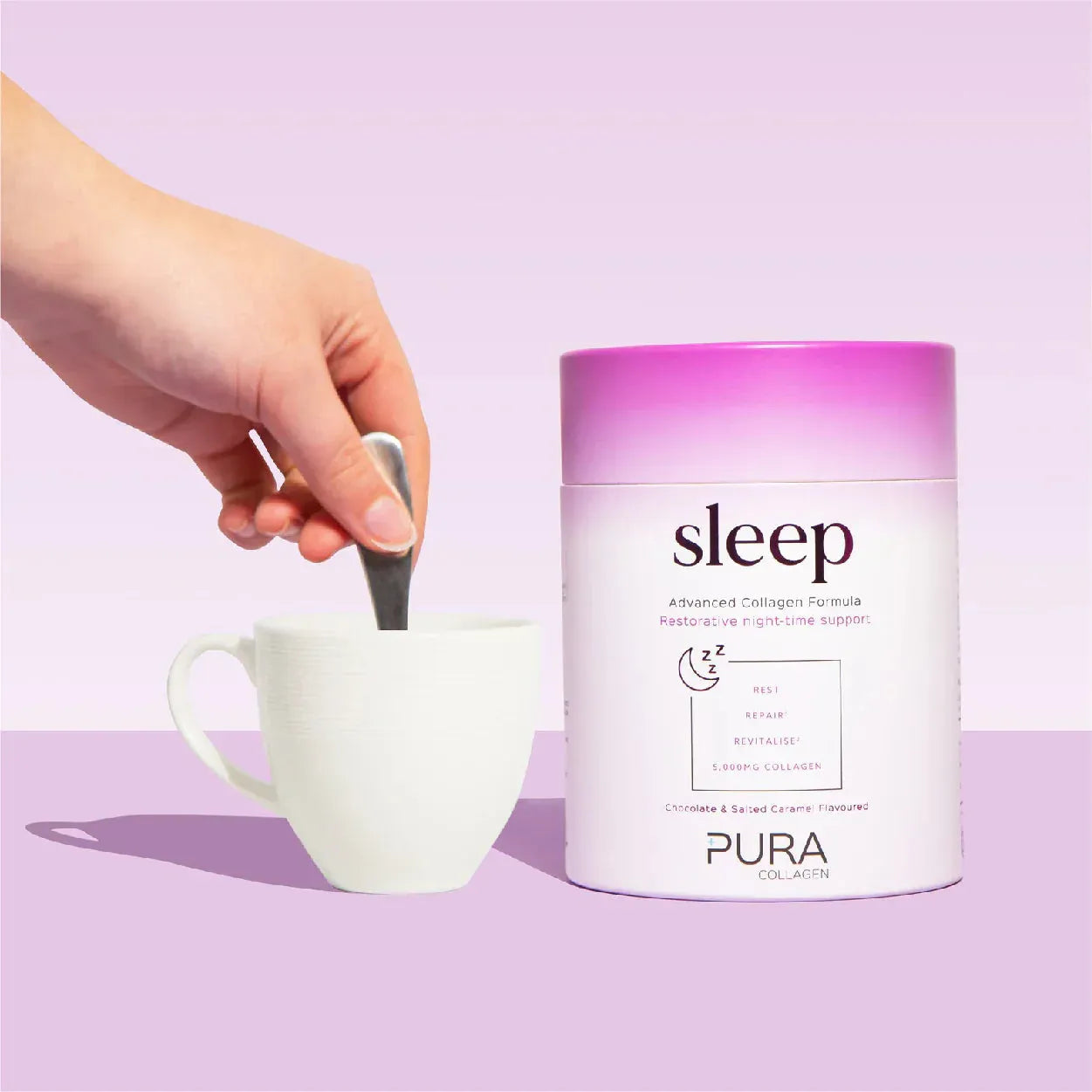 Pura Collagen  Sleep 404G (V5) - Chocolate and Salted Caramel