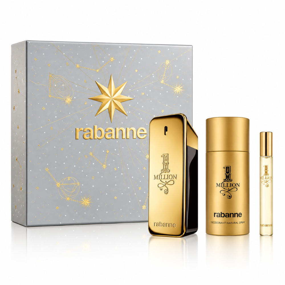Paco Rabanne 1 Million 100ml 3 Piece Gift Set