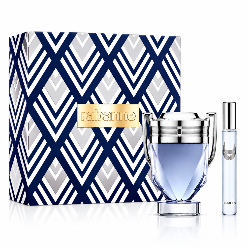 Paco Rabanne Invictus 50ml 2 Piece Gift Set - 50ml Eau de Toilette Spray, 10ml Eau de Toilette Spray