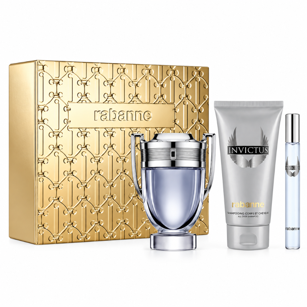 Paco Rabanne Invictus 50ml 3pc Gift Set
