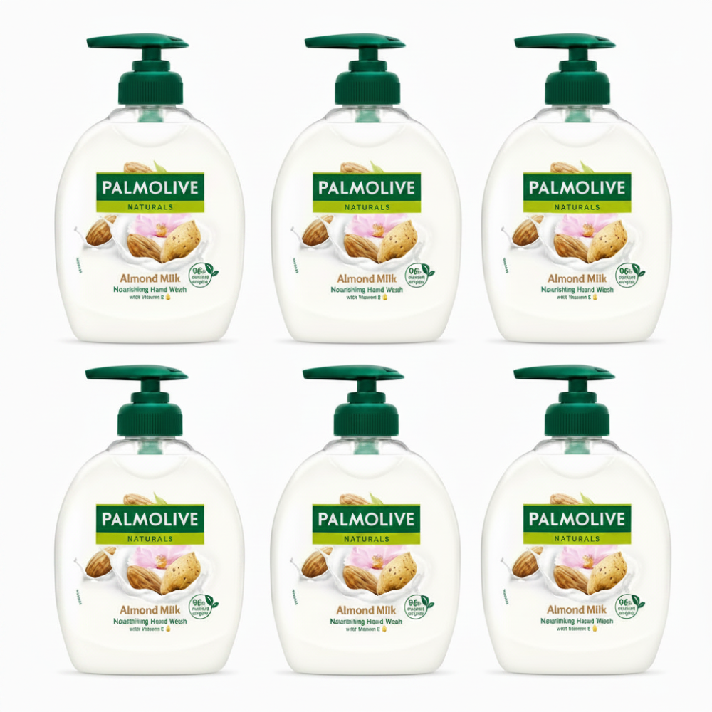 Palmolive Almond Milk Nourishing Hand Wash - 300ml x 6 Pack