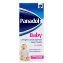 Panadol Baby 2m+ Strawberry Sugar Free - 100ml