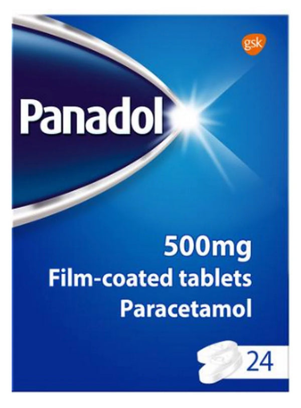 Panadol Tablets Paracetamol 500mg - 24 Tablets