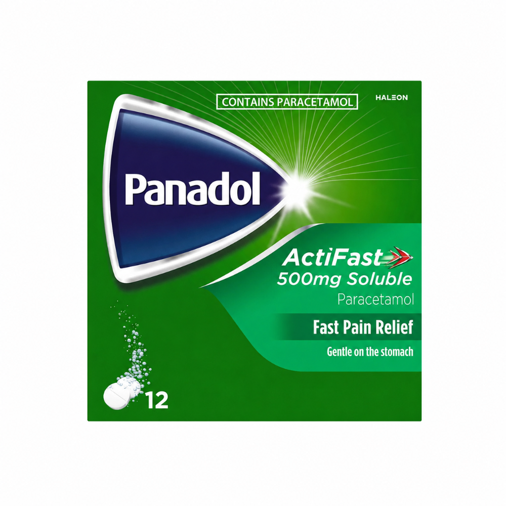 Panadol Actifast 500mg Soluble Tablets - 12 Pack