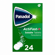 Panadol Actifast 500mg Soluble Tablets - 24 Pack