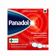 Panadol Extra Soluble Tablets - 24 Pack