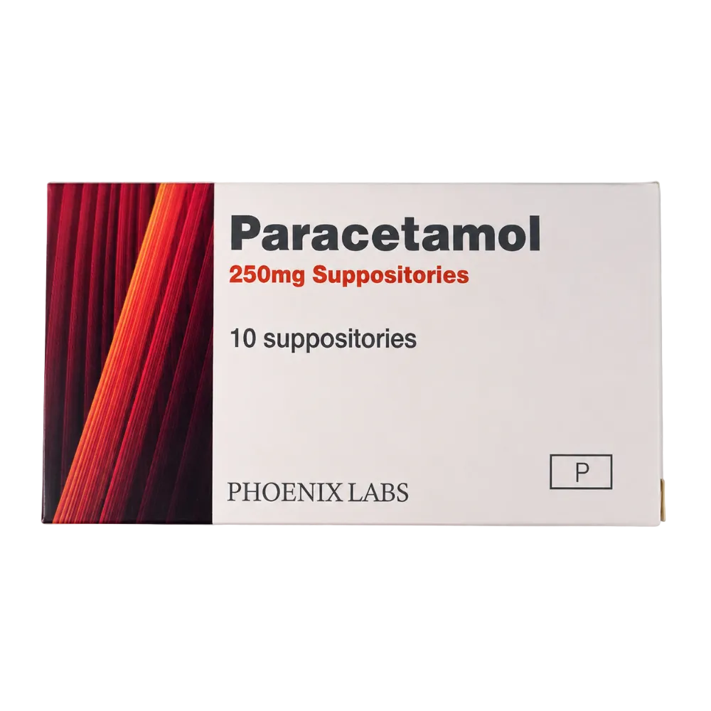 Paracetamol 250mg Suppositories - 10 Pack