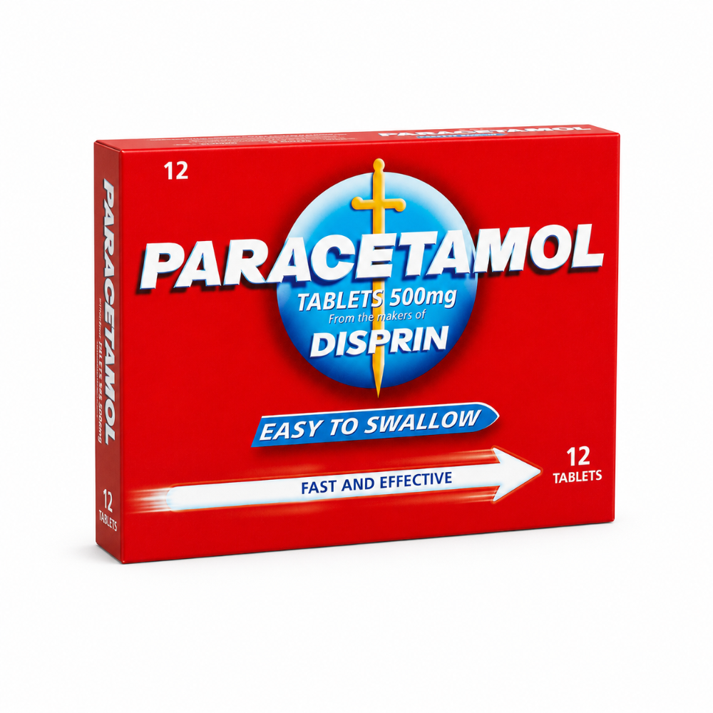 Paracetamol 500mg Tablets - 12 Pack