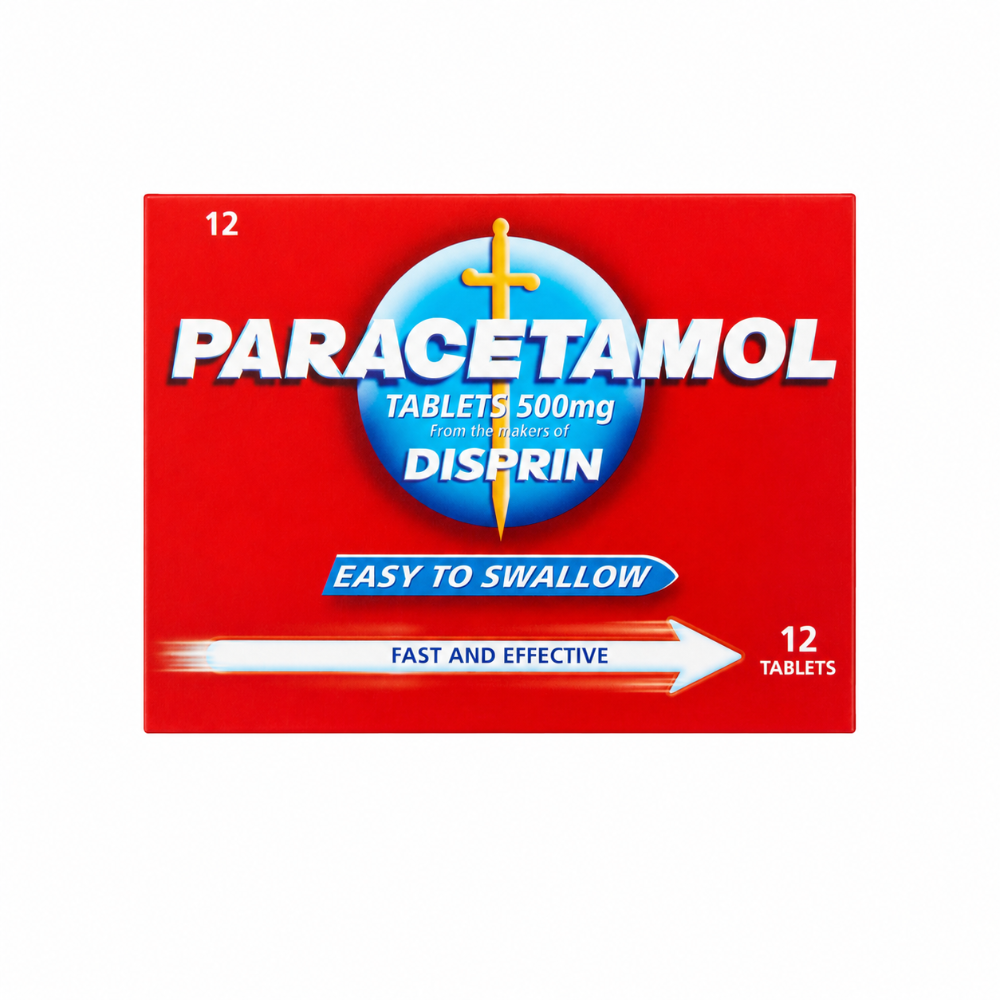Paracetamol 500mg Tablets - 12 Pack
