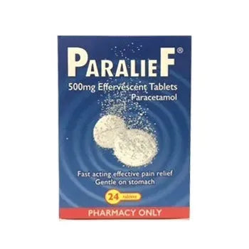 Paralief Effervescent Paracetamol 500mg - 24 pack