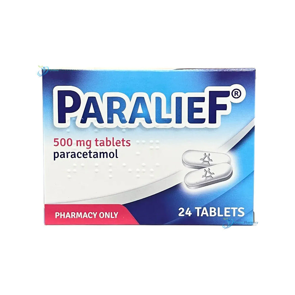 Paralief Paracetamol 500mg Easy To Swallow Tablets - 24 Pack