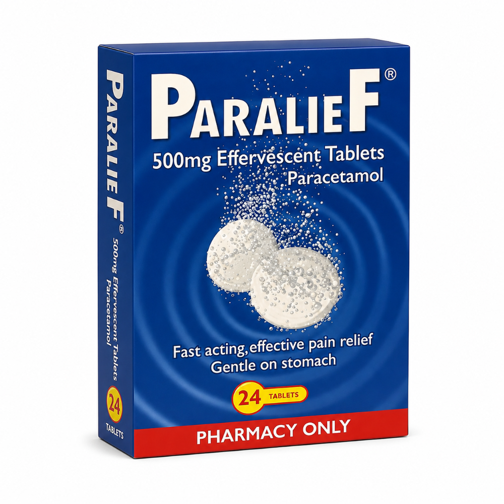 Paralief Effervescent Paracetamol 500mg - 24 pack
