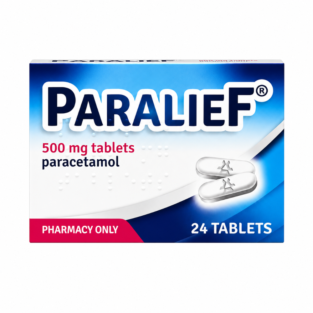 Paralief Paracetamol 500mg Easy To Swallow Tablets - 24 Pack